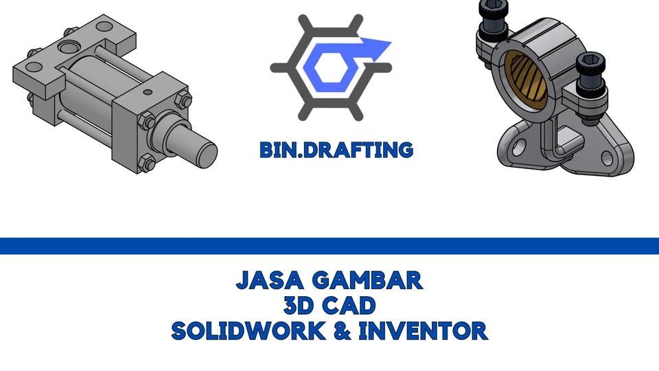 Jasa Gambar 3D CAD Solidwork Inventor, Drafter Freelance Autocad Murah