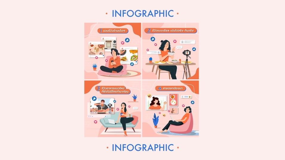 Infographics - Infographic สใตล์การ์ตูนน่ารัก  - 2