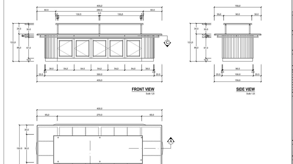 Desain Furniture - Detail Furniture ( Shop Drawing ) - 1