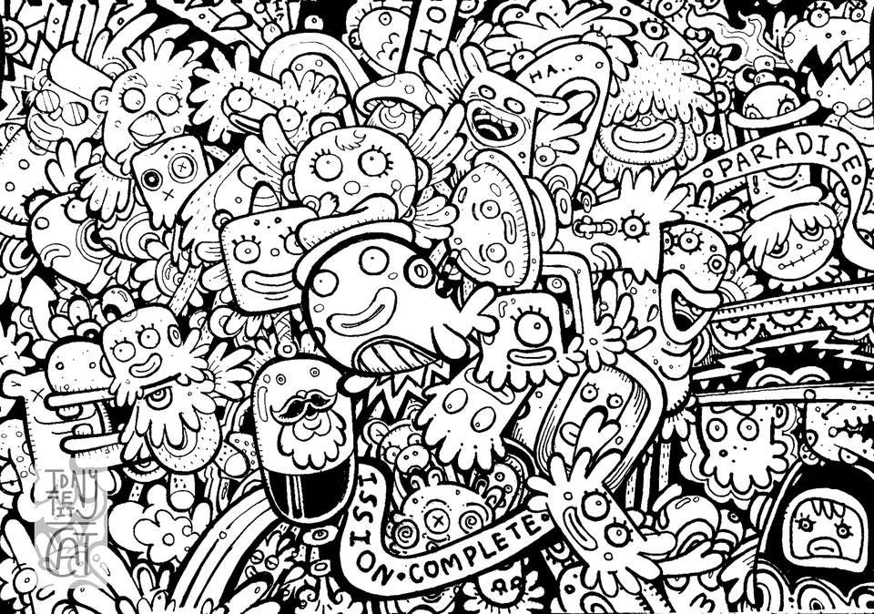 วาดภาพการ์ตูน - รับวาดงานการ์ตูน และงานการ์ตูนสไตล์ Doodle Art น่ารักๆ กวนๆ - 5