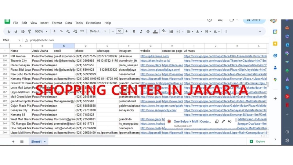 Jasa Lainnya - Jasa Scrape Google Maps Data - 15