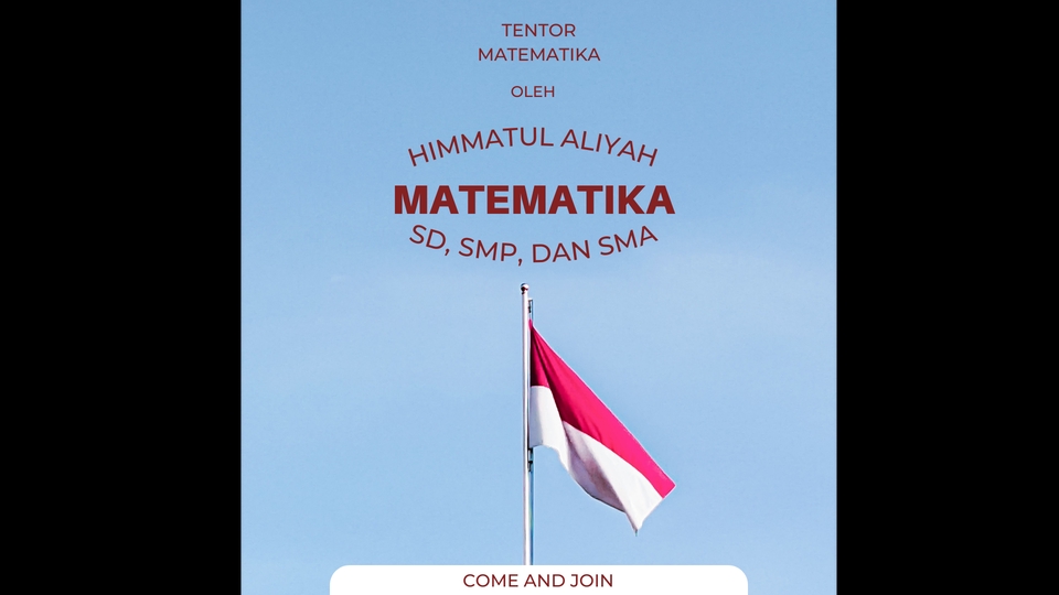 Tutor Matematika SD,SMP, dan SMA