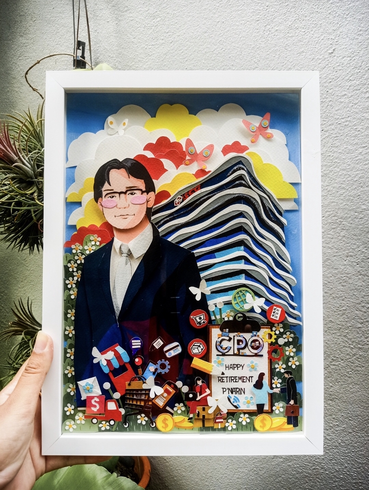 ของขวัญแฮนเมด รับทําของขวัญวันเกิด รูปภาพตัดกระดาษ งานศิลปะ