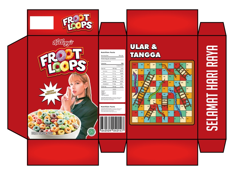Label & Kemasan - Custom Desain Kemasan Box Cereal - 2