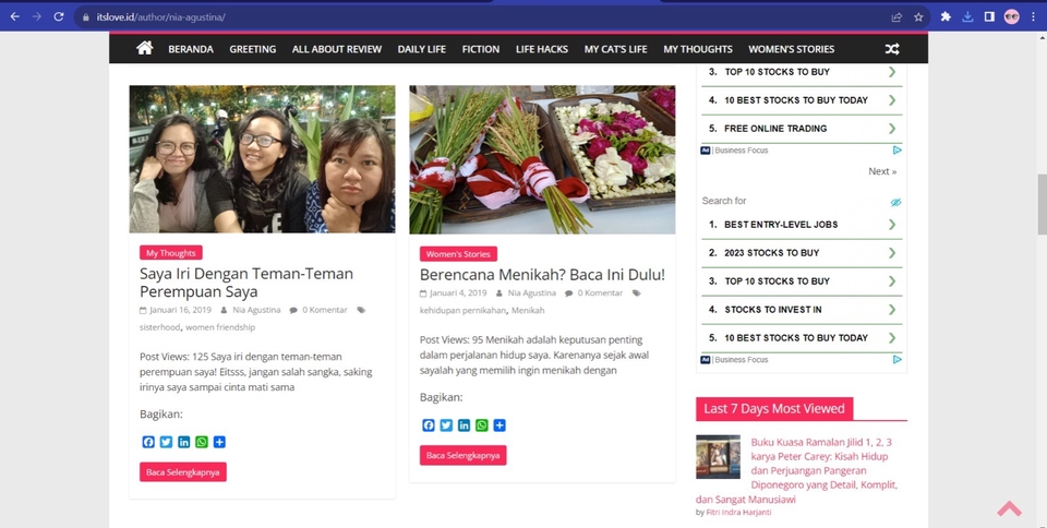 Penulisan Konten - PENULISAN KONTEN WEBSITE TEMA LIFESTYLE, SENI, DAN GENDER/PEREMPUAN - 4