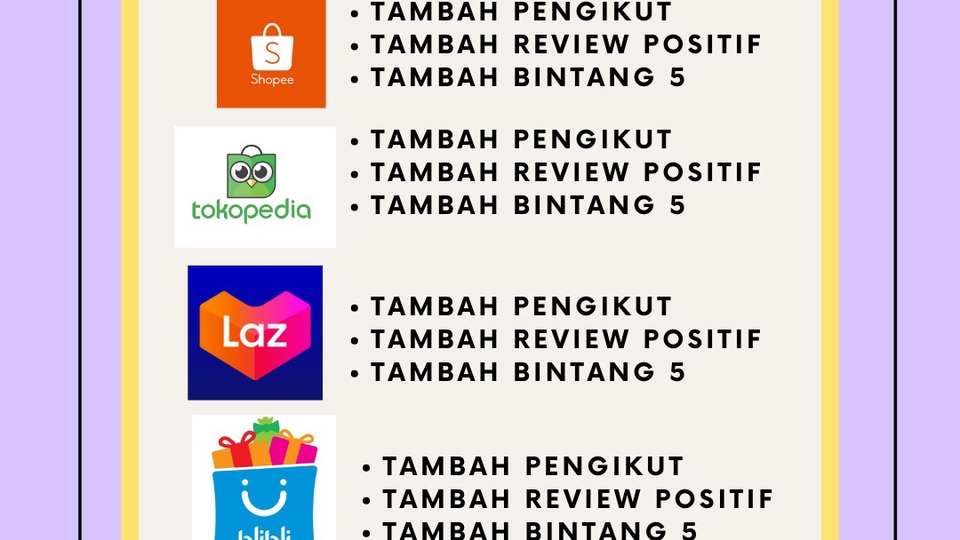Digital Marketing - JASA MENGELOLA E COMMERCE / TOKO ONLINE ANDA. SHOPEE, TOKOPEDIA, LAZADA DAN BLIBLI - 1