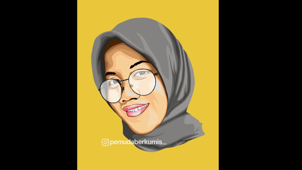 Gambar dan Ilustrasi - Jasa Desain Vektor Art (Edit Foto Jadi Kartun) - 1