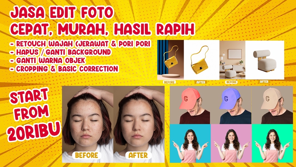 Edit Gambar & Photoshop - Jasa Edit Foto Background untuk Foto Katalog dan E-Commerce - 1