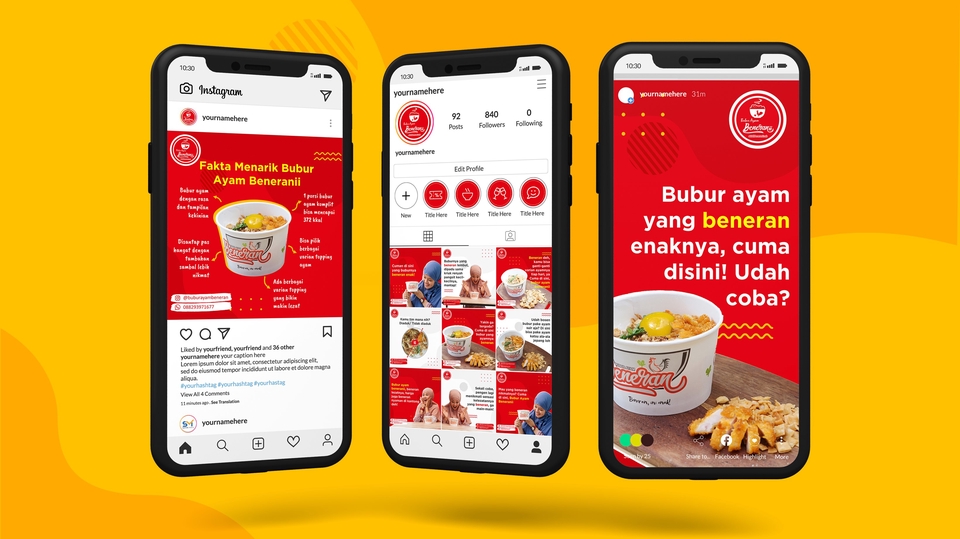 Banner Online - Desain Instagram Feeds & Story Untuk Berbagai Akun Instagram Bisnis - 3