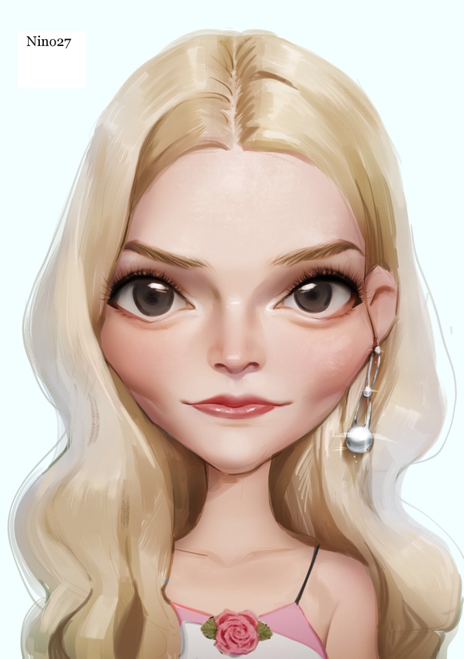 วาดภาพล้อเลียน บุคคล สวยๆ งานศิลปะ การ์ตูนล้อเลียน รับวาดภาพล้อเลียน