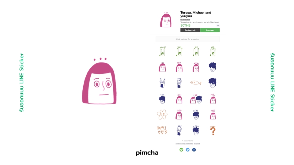 ออกแบบ LINE Sticker - รับออกแบบสติ๊กเกอร์ไลน์จากรูปวาด และรูปถ่าย ราคาน่ารัก - 5