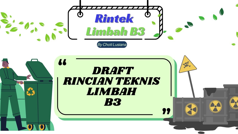 Jasa Lainnya - Penyusunan Dokumen Rincian Teknis Limbah B3 - 1