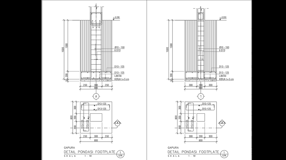 CAD Drawing - Design Struktur - 2