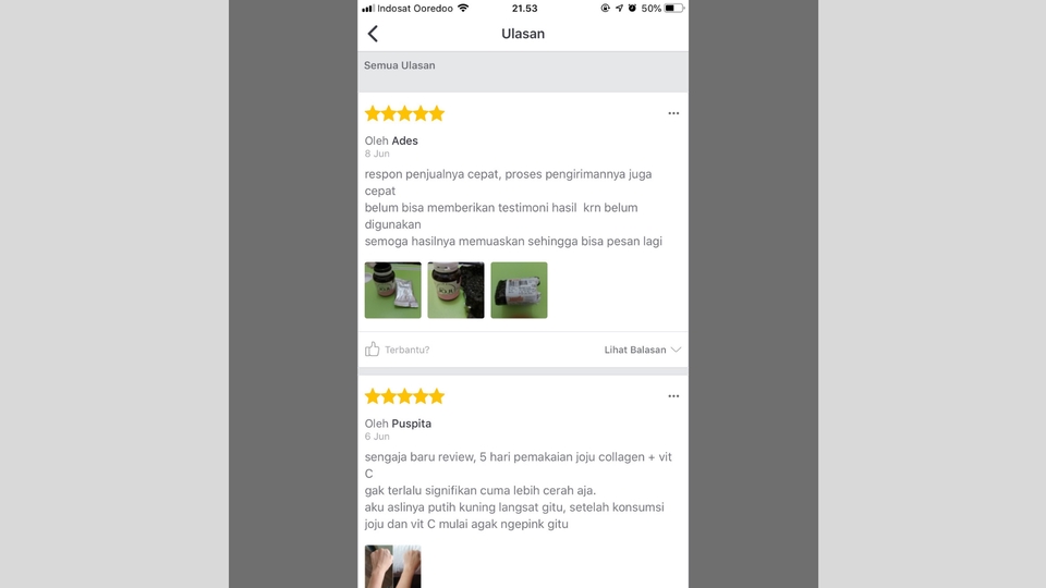 Memberi Review - REVIEW BARANG (RATING DAN ULASAN) - 5