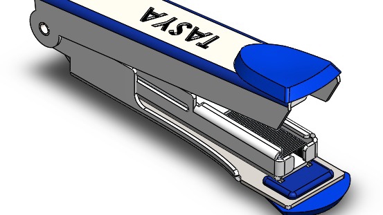 Jasa 3D Printing Online Terpercaya - Design 3D Stapler dengan gaya realistis