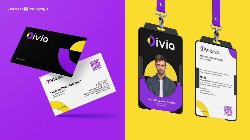 Digital Printing - Desain Kartu Nama, ID Card, Kop Surat & Amplop - Bebas Revisi Sampai Jadi - 10