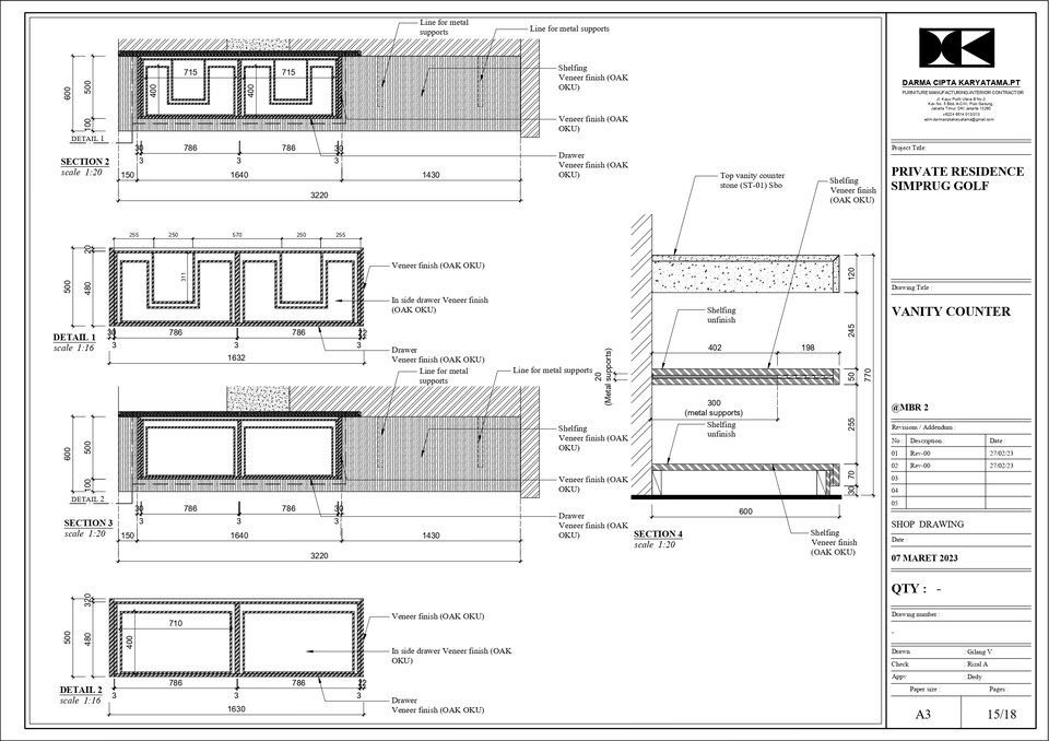 CAD Drawing - SHOP DRAWING INTERIOR Profesional & Hasil Cepat - 21