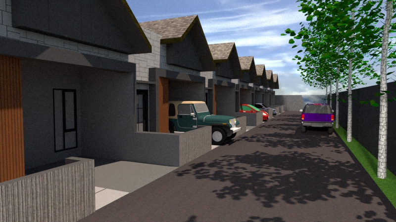 3D & Perspektif - Butuhrancangandesain Arsitektural Rumah Tinggal, Kost, Kantor, Cafe, Sekolah, Siteplan, dll. - 21