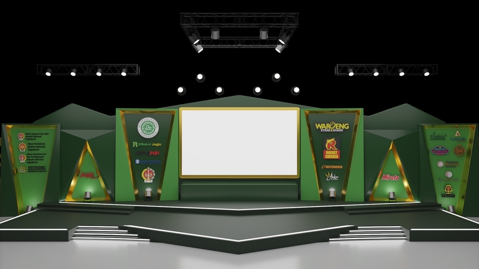 3D & Animasi - Membuat Video atau Gambar 3D Virtual Stage - 1