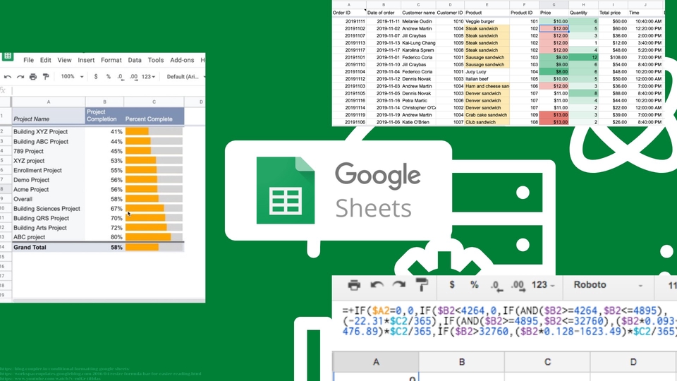 พิมพ์งาน และคีย์ข้อมูล - เขียน แก้ไขสูตร Googlesheet และอัพเกรดไฟล์ให้จัดการข้อมูลแบบอัตโนมัติ - 1