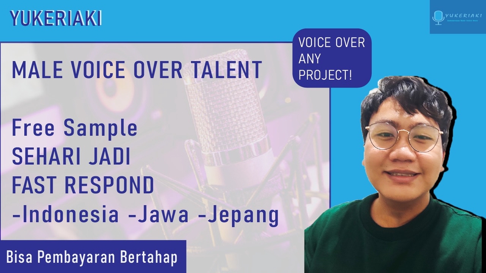 Sulih suara (dubbing, looping) - Voice Over/Dubbing Profesional untuk Media Sosial: TikTok, Shorts, dan Reels Sehari Jadi - 1
