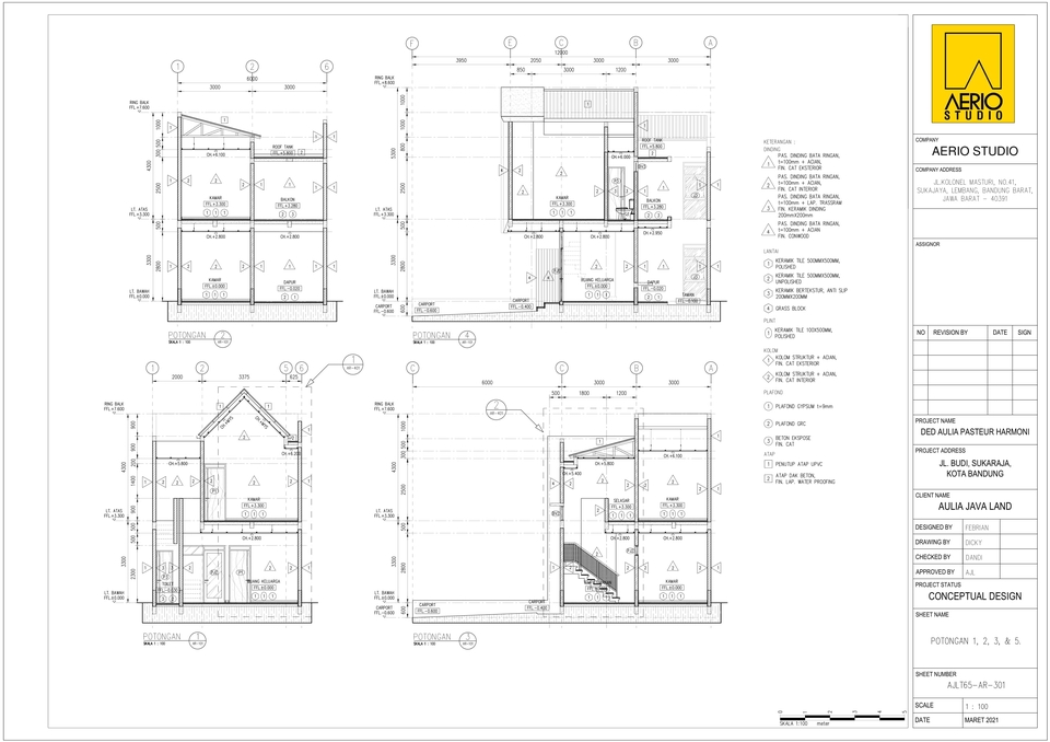 CAD Drawing - Drafter Gambar Kerja DED - 3