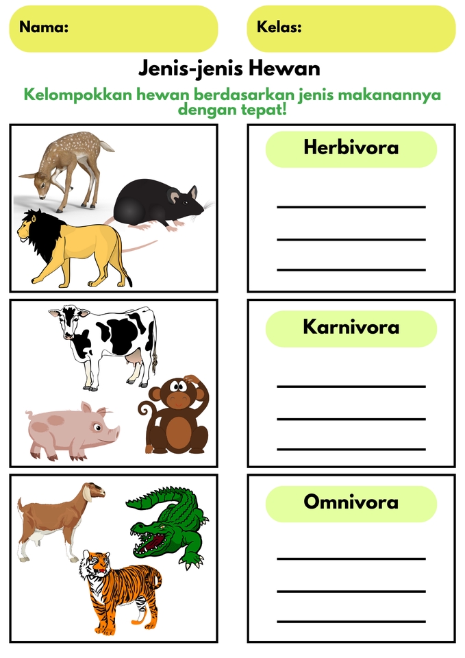 Pengetikan Umum - Jasa Pembuatan Worksheet & Soal Latihan Sekolah Dasar - 3