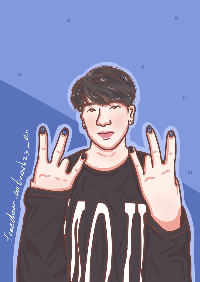 วาดภาพการ์ตูน - วาดภาพมินิมอล cute cute - 18