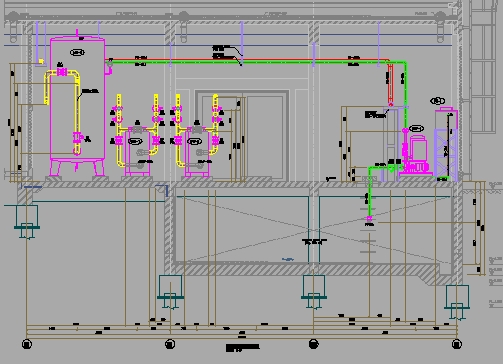 CAD Drawing - Mechanical & Electrical Desain Gambar 2D MEP M.E - 9