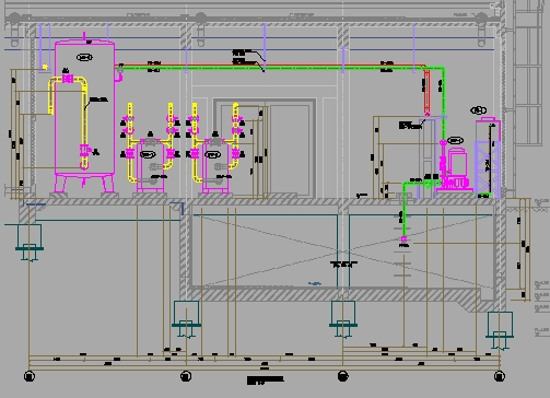 CAD Drawing - Mechanical & Electrical Desain Gambar 2D MEP M.E - 8