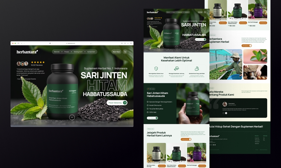 Desain UI/UX Professional Modern Website untuk bisnis dan brand kamu