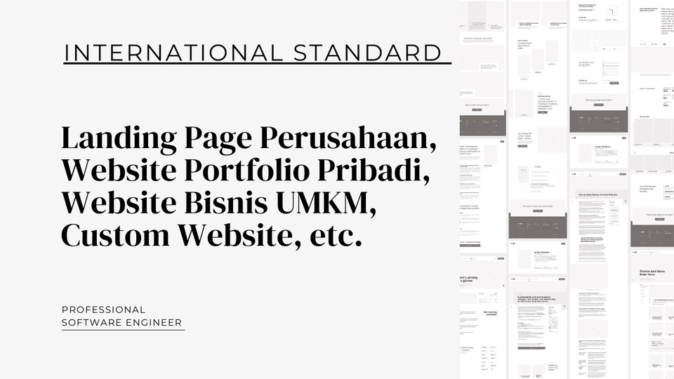 Web Development - Jasa Pembuatan Landing Page Perusahaan, Portofolio, UMKM | Termasuk Optimisasi SEO - 1