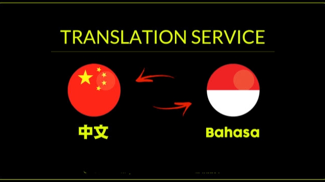 Penerjemahan - Penterjemah Bahasa Mandarin ( Traditional dan simplified) & Bahasa Indonesia - 1
