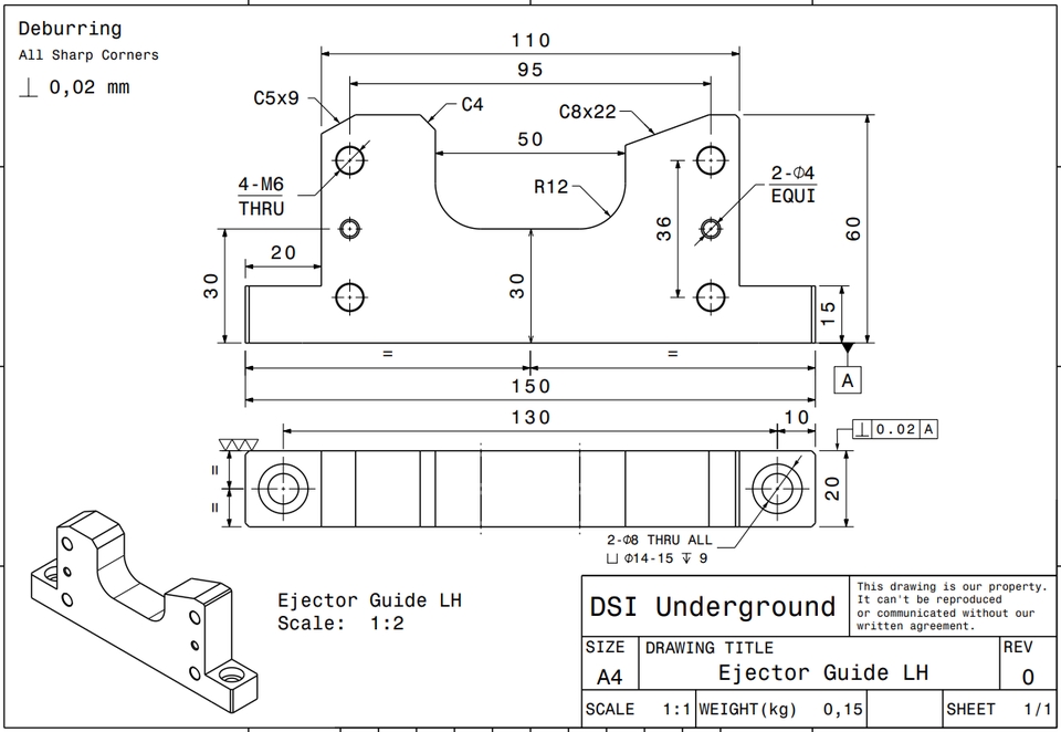 CAD Drawing - Desain Improve Mekanik Mesin - 3