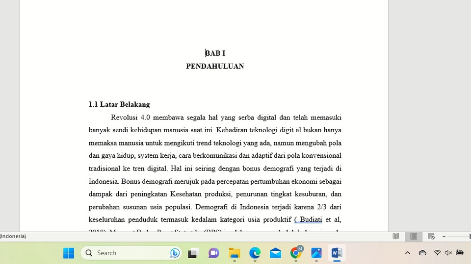 Pengetikan Umum - Jasa Pembuatan Makalah - 1