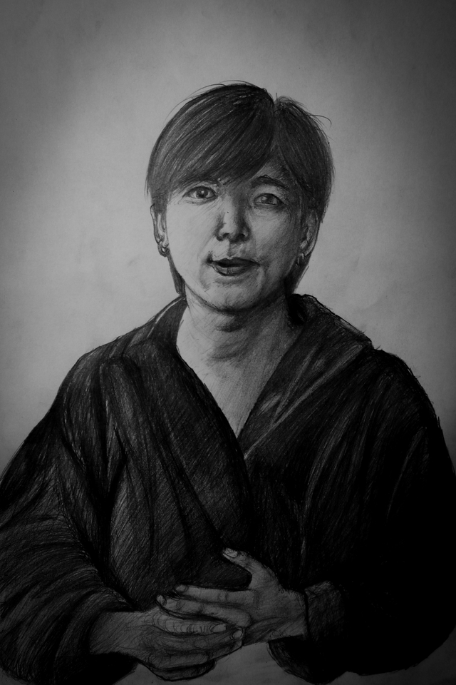 วาดภาพเหมือน Portrait - รับวาดภาพเหมือนครับ วาดภาพขาวดำด้วยดินสอจริงลงบนกระดาษเรเนซองซ์  - 5