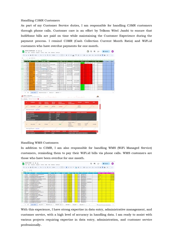 Jasa data entry online excel, input data secara online, pengumpulan data dan merangkum data.