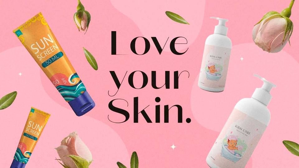 Jasa Desain Label / Stiker Berbagai Produk dan Makanan - Desain Kemasan Skincare