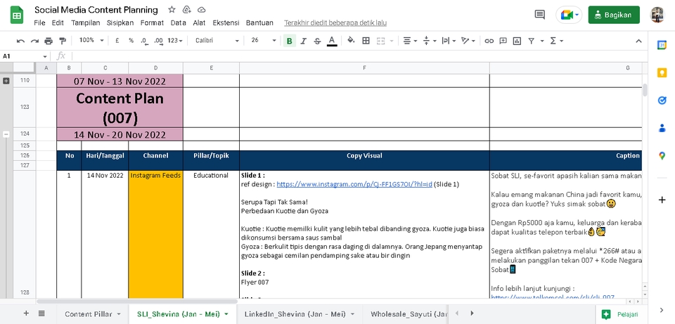 Penulisan Konten - Content Planning dan Content Writing Untuk Sosial Media Anda - 3