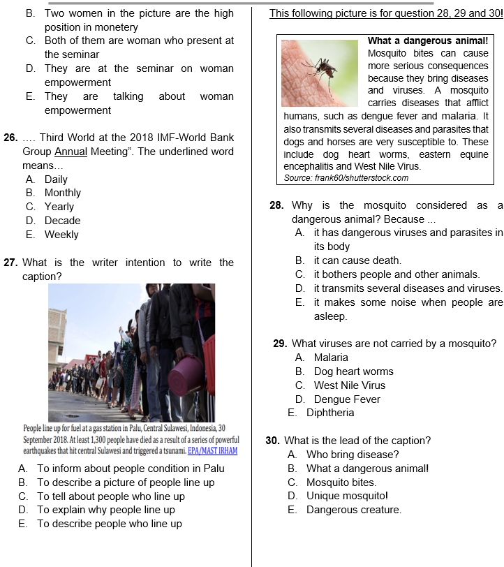 Jasa Lainnya - PEMBUATAN SOAL PAS DAN SAS BAHASA INGGRIS SMA/ MA - 3