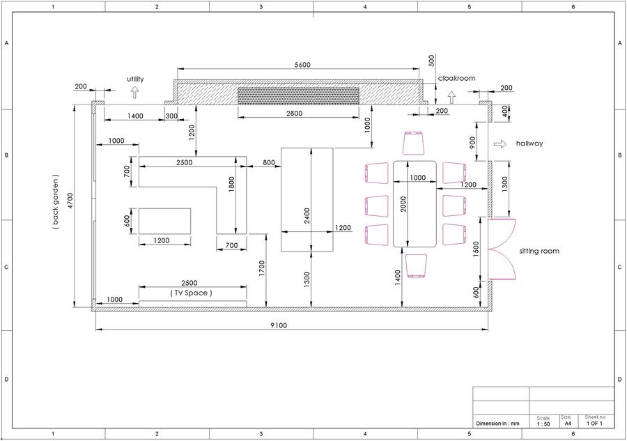 CAD Drawing - DRAFTER CAD, DESIGN INTERIOR DAN EKSTERIOR - 3