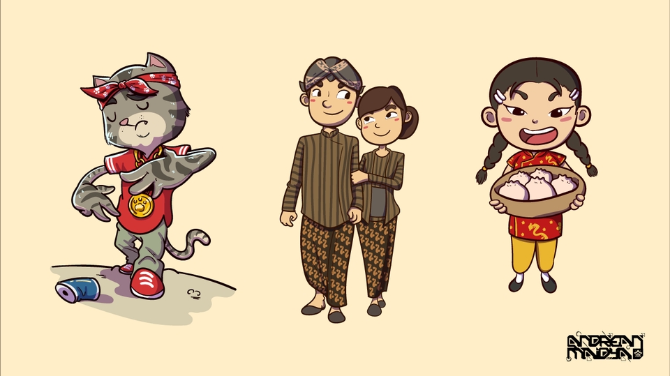 Gambar dan Ilustrasi - jasa pembuatan illustrasi cartoon - 4