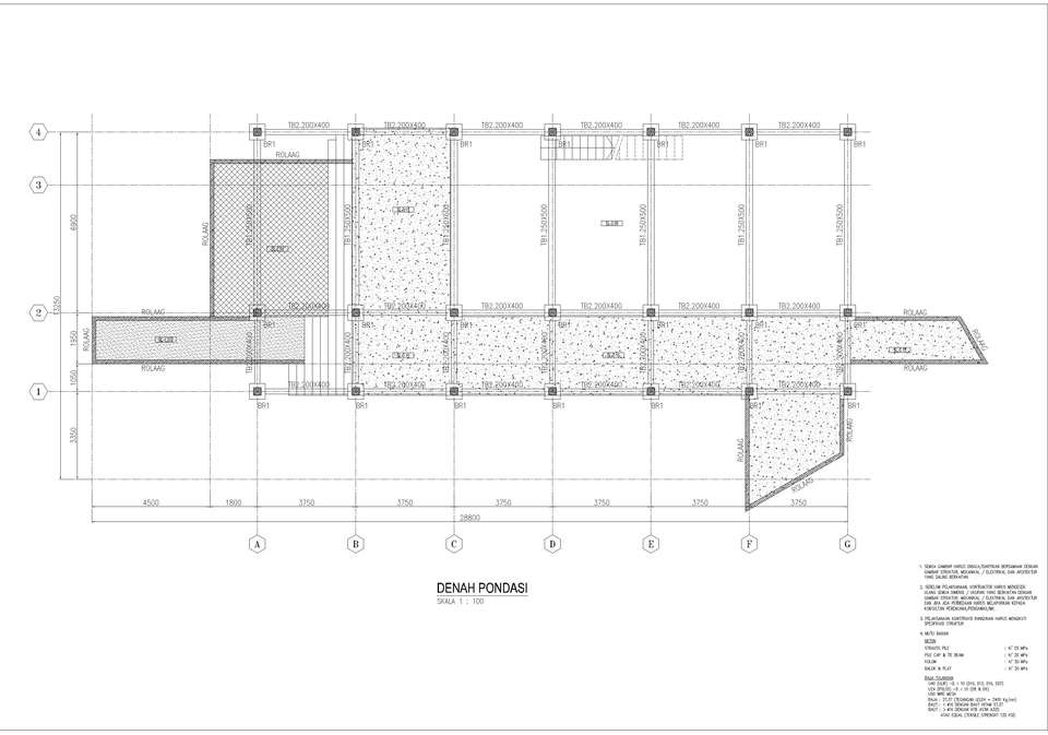 CAD Drawing - Desain Struktur Villa Pelabuhan Ratu - 9