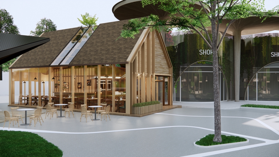 รับออกแบบร้านอาหาร ร้านค้าในห้าง ร้านกาแฟ บ้านพักอาศัย อาคารทุกประเภท ...