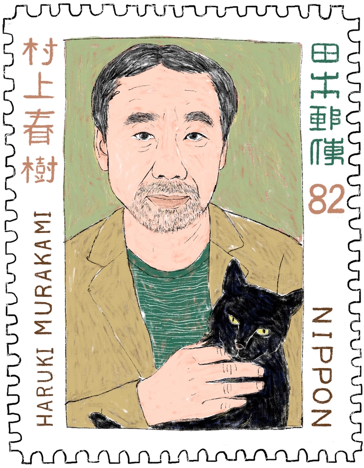 วาดภาพเหมือน Portrait - Portrait made up stamp - วาดภาพคน โทนสีสดใส / pop art - 19