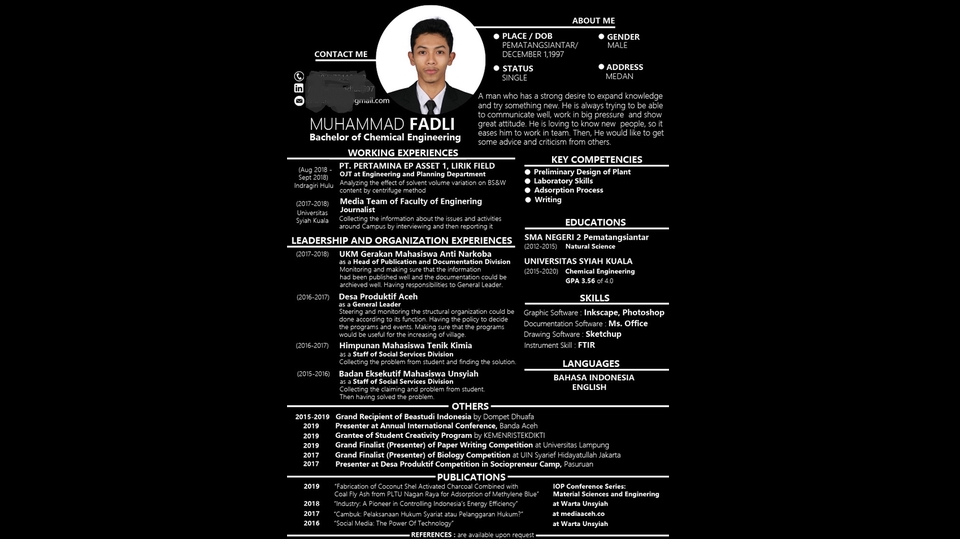 Desain dan Redesign Curriculum Vitae (CV), Cepat, Memikat dan Lebih Irit.