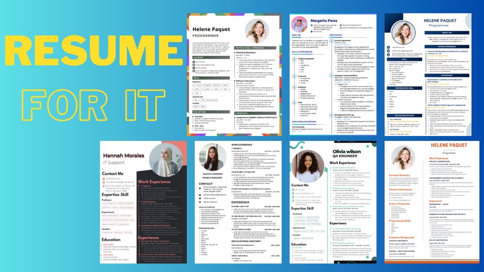Portfolio & Resume - Resume สำหรับสายโปรแกรมเมอร์ - 1