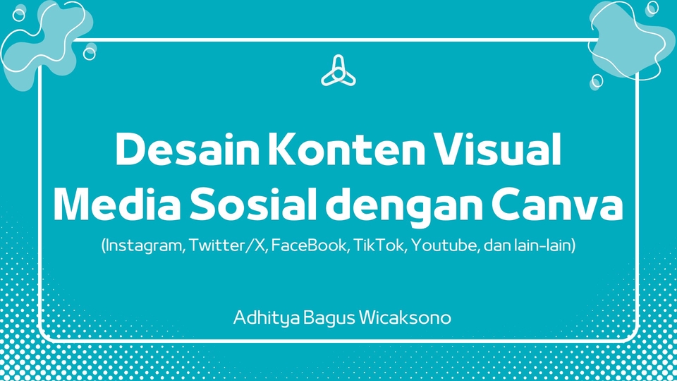 Banner Online - Desain Konten Visual Media Sosial dengan Canva - 1