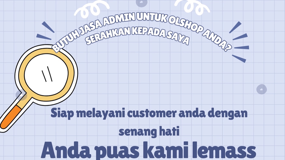 Jasa Admin Olshop Murah, Layanan Customer Service Responsif, Anda Puas Kami Lemas