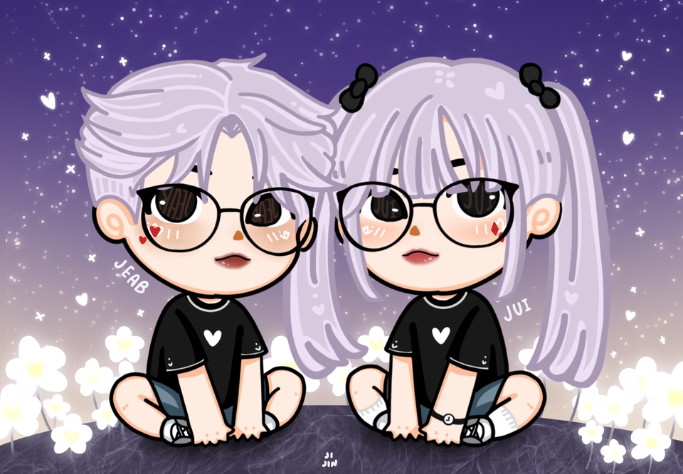 วาดภาพการ์ตูน - วาดภาพคาแรกเตอร์ CHIBI by.JIJIN STUDIO - 9